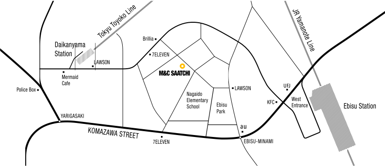 M&C SAATCHI Map